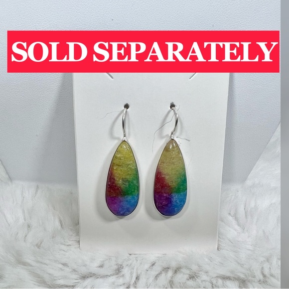 Rainbow 🌈 Solar Quartz 925 Large Gemstone Necklace & Bracelet ONLY #A22 - Picture 6 of 12